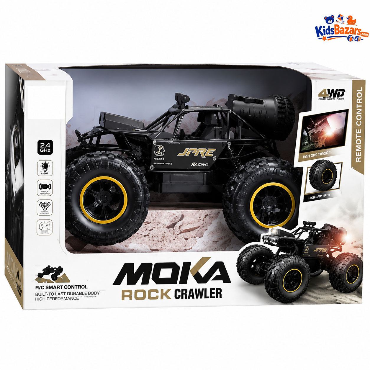 All-Terrain RC Rock Crawler 4x4 – Remote Control Off-Road Adventure Car
