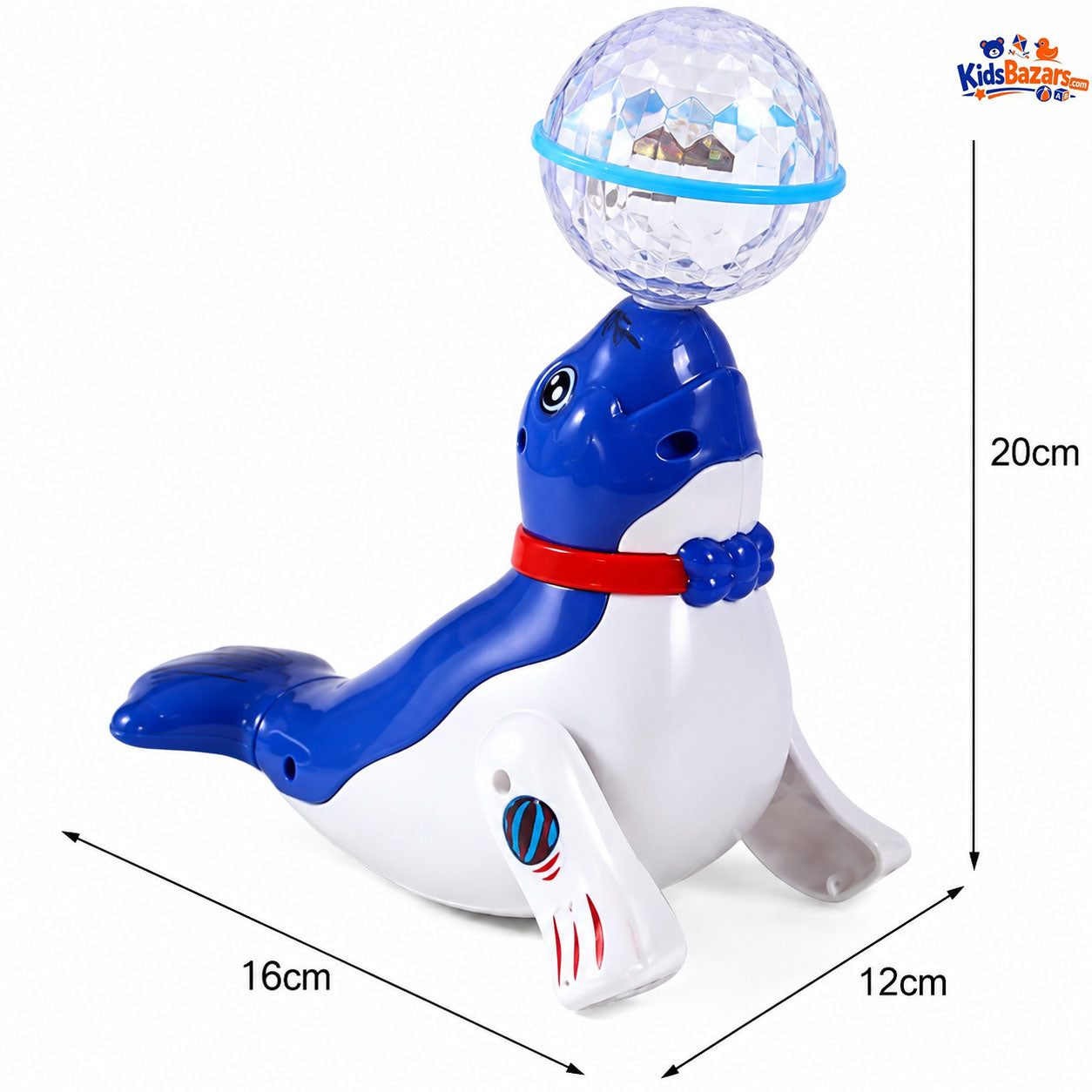 Electric Dancing Sea Lion Toy – 360° Rotating, Flashing Lights & Musical Sound Effects for Kids
