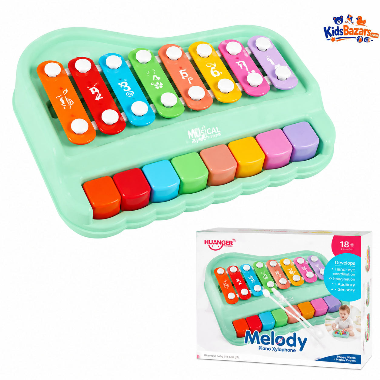 Musical Xylophone & Piano Toy for Kids – Fun Learning Music Instrument