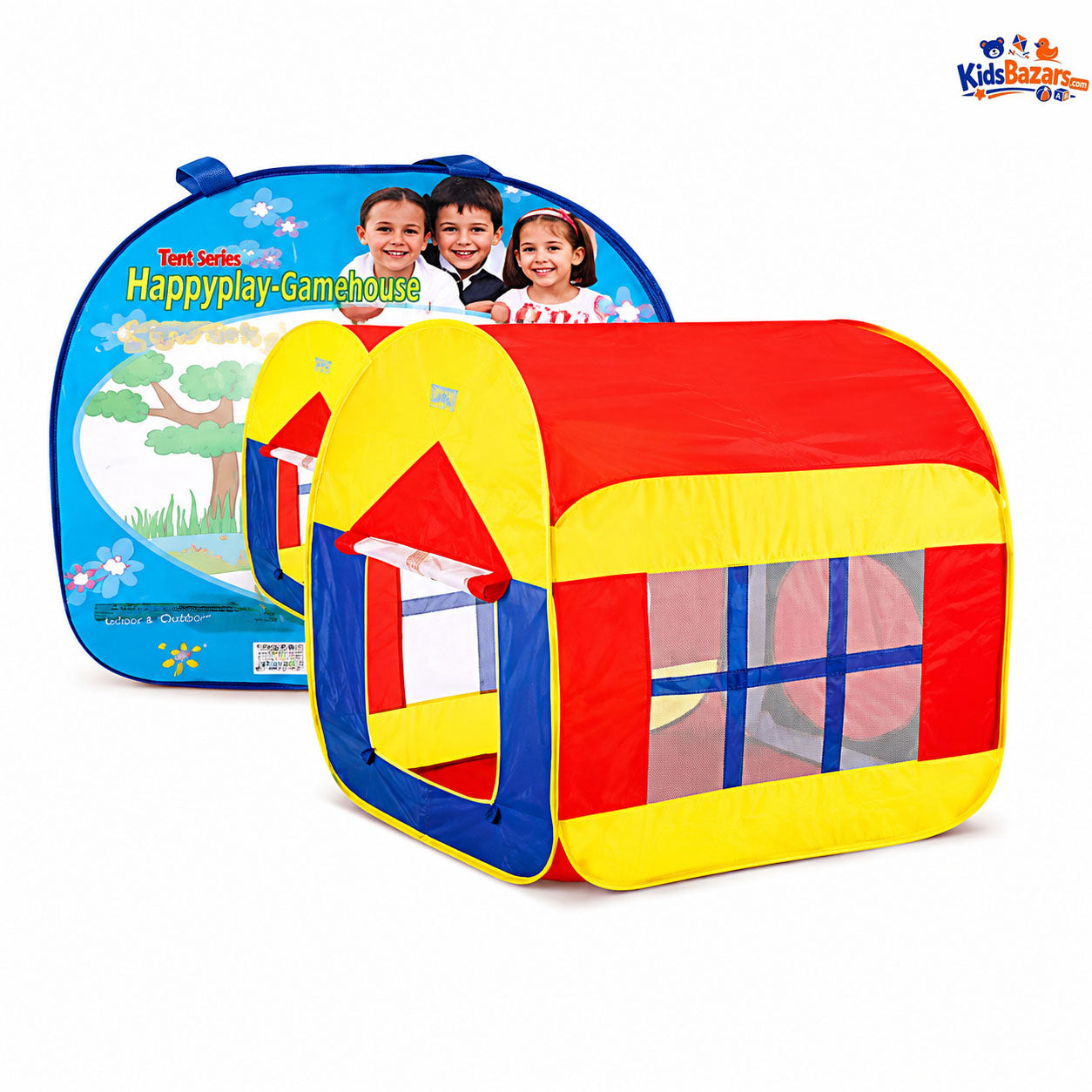 Kids Play Tent Pop Up House Foldable Baby Camping Playhouse Indoor Outdoor Fun Toy for Children