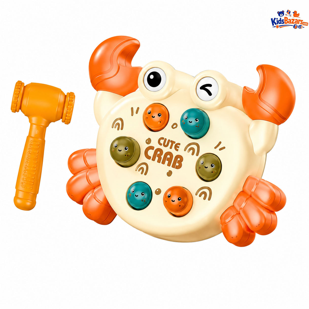 Whack-a-mole Crab Chracter Children's Toy Fidget Game
