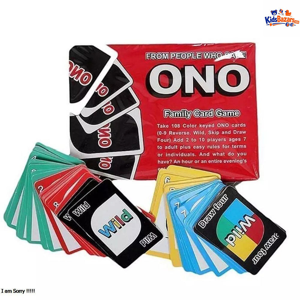 ONO Cards Family Game – Fun & Exciting Card Game for All Ages