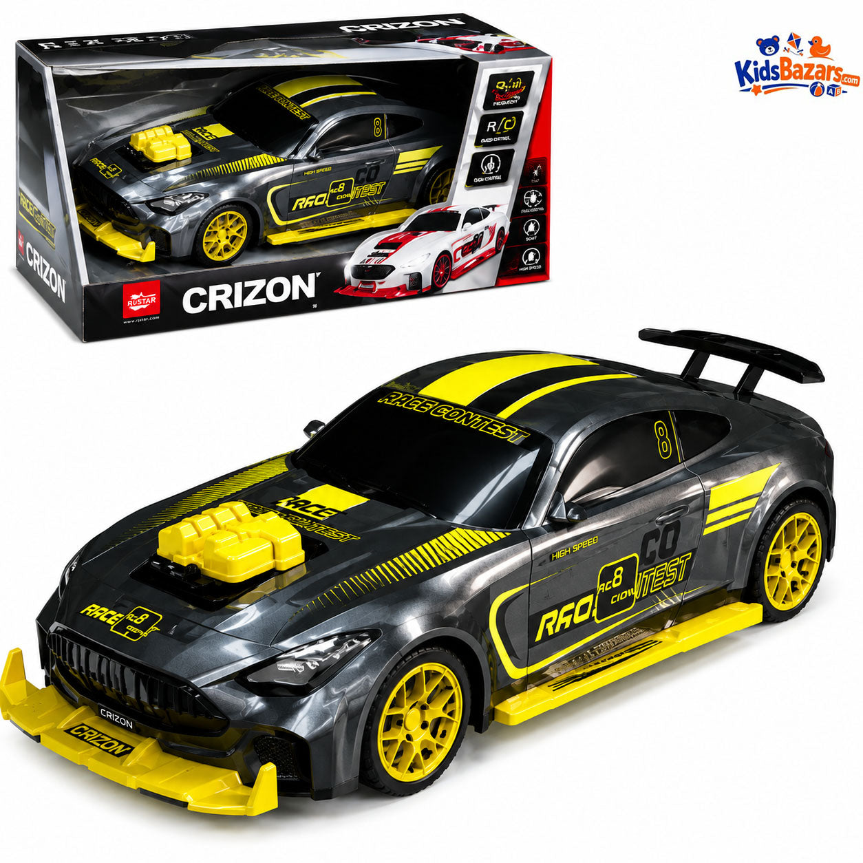RC Drift Car 4x4 High Speed with Rubber Tires – Powerful Racing Machine