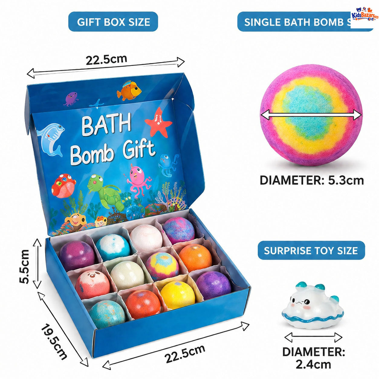 Kids Bath Bomb With Toy Inside