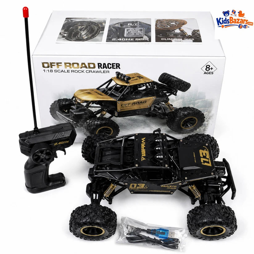 All-Terrain RC Rock Crawler 4x4 – Remote Control Off-Road Adventure Car