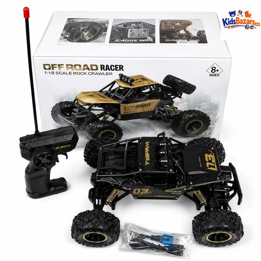 All-Terrain RC Rock Crawler 4x4 – Remote Control Off-Road Adventure Car