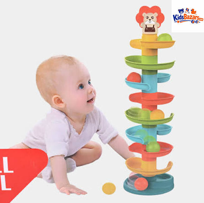 Baby Roll Ball Stacking Tower – Fun & Learning Toy for Toddlers