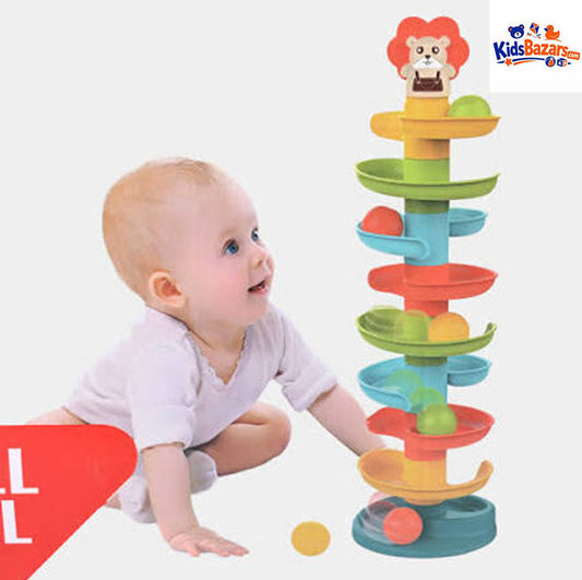 Baby Roll Ball Stacking Tower – Fun & Learning Toy for Toddlers