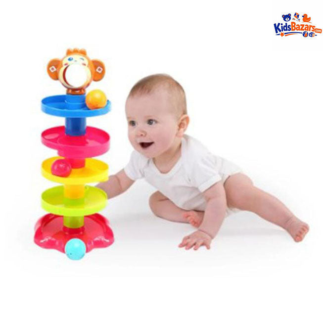 Baby Roll Ball Stacking Tower – Fun & Learning Toy for Toddlers