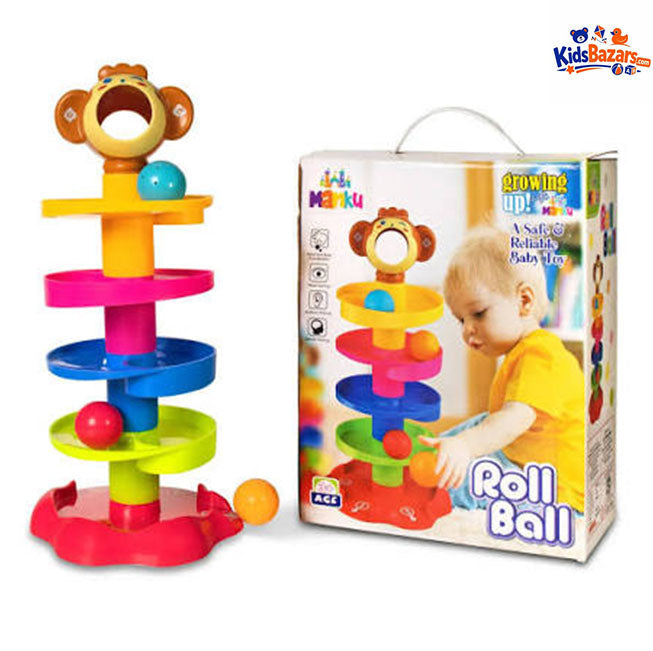 Baby Roll Ball Stacking Tower – Fun & Learning Toy for Toddlers