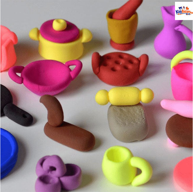 DIY Soft Creative Modelling Clay Dough for Kids – Fun & Learning Play Set