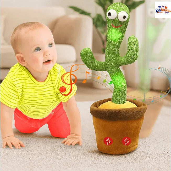 Dancing Cactus Toy – Singing & Talking Fun Toy for Kids