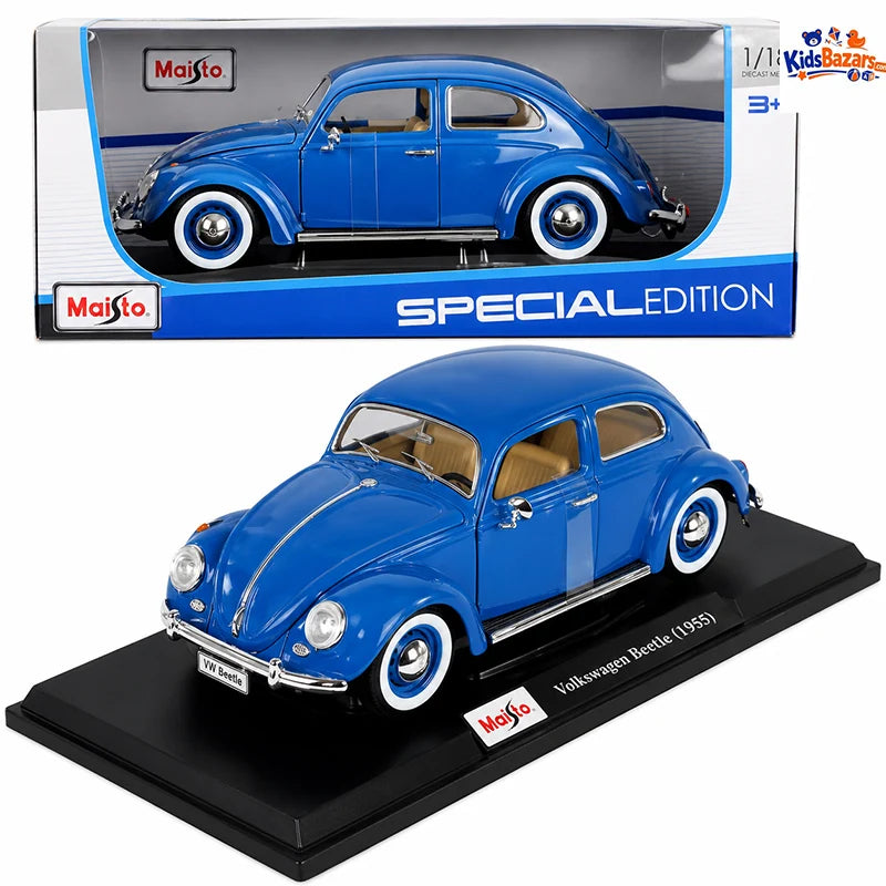 Diecast Volkswagen Beetle Car with Lights – Premium Metal Toy for Kids | KidsBazar