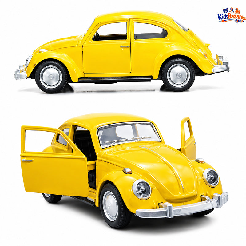 Diecast Volkswagen Beetle Car with Lights – Premium Metal Toy for Kids | KidsBazar