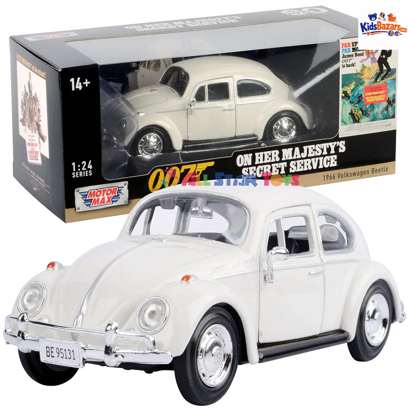 Diecast Volkswagen Beetle Car with Lights – Premium Metal Toy for Kids | KidsBazar