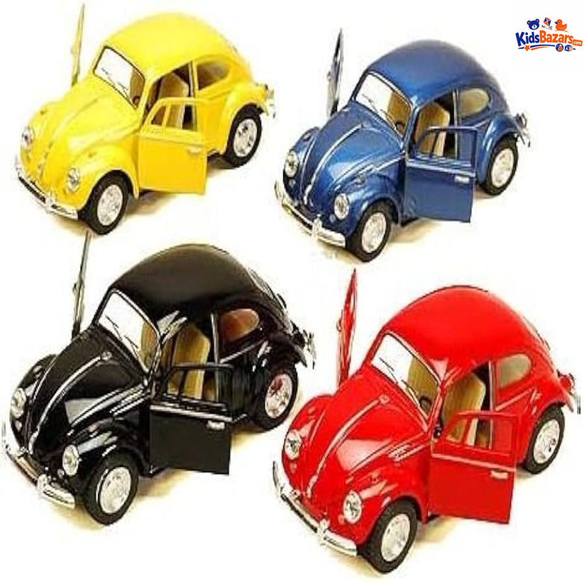 Diecast Volkswagen Beetle Car with Lights – Premium Metal Toy for Kids | KidsBazar