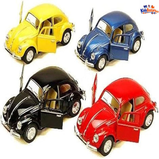 Diecast Volkswagen Beetle Car with Lights – Premium Metal Toy for Kids | KidsBazar