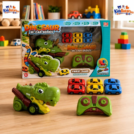 Dino Truck Toy with Cars – Creative Play Transport Vehicle for Kids