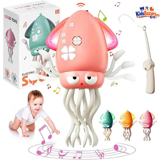 Electric Dancing Octopus Toy – Musical Crawling & LED Light Fun for Kids