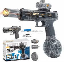 Electric Mini Water Gun with Continuous Spray & Recoil – Fun Kids Water Blaster