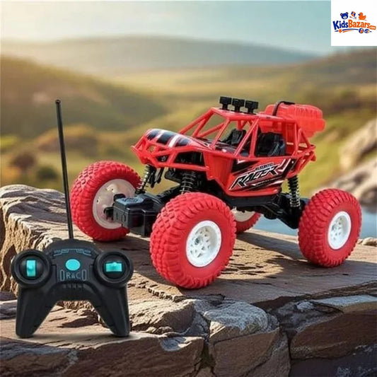 Electric Smoke Rock Crawler RC Car – 4x4 Off-Road Remote Control Toy for Kids