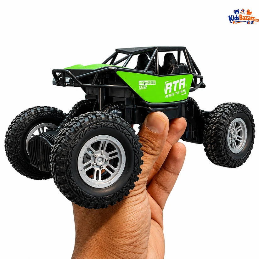 Electric Smoke Rock Crawler RC Car – 4x4 Off-Road Remote Control Toy for Kids