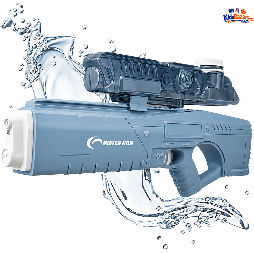Electric Water Gun for Kids | Automatic Rechargeable Water Blaster Toy with Large Water Tank
