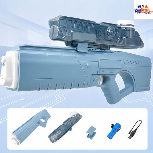 Electric Water Gun for Kids | Automatic Rechargeable Water Blaster Toy with Large Water Tank