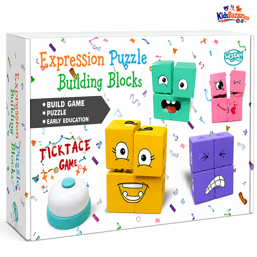 Expression Puzzle Building Blocks – Smart Learning Toys for Kids