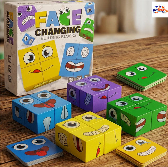 Expression Puzzle Building Blocks – Smart Learning Toys for Kids