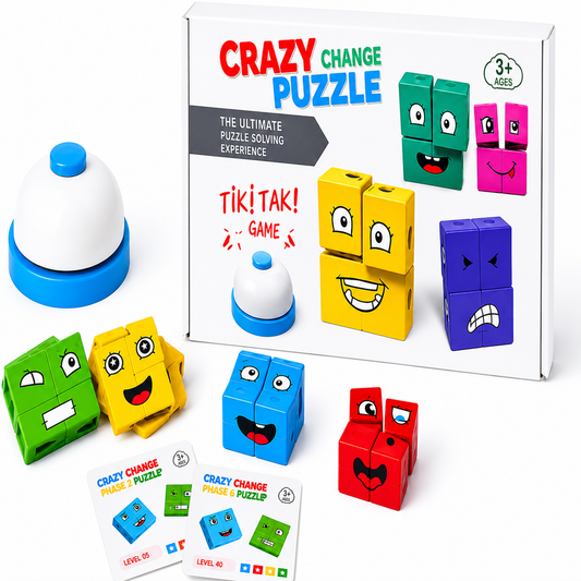 Expression Puzzle Building Blocks – Smart Learning Toys for Kids