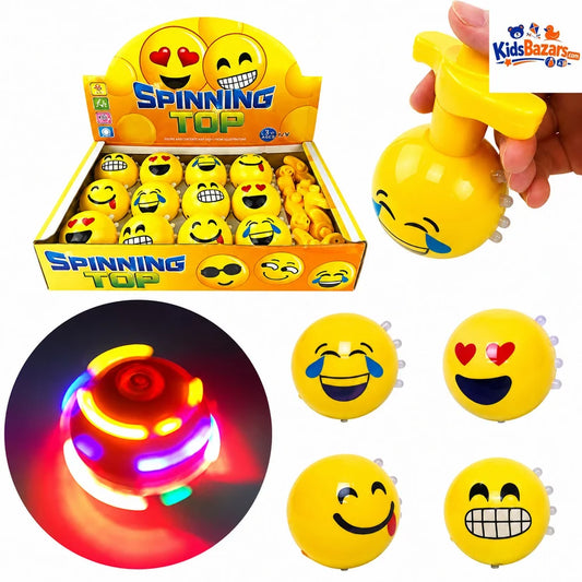 Flash Top UFO LED Light-Up and music Spinning Top Toy for Kids | Colorful Flashing Gyro Spinner