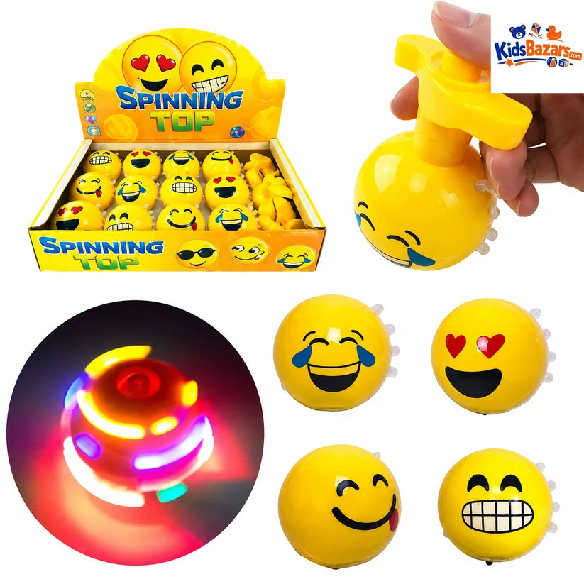 Flash Top UFO LED Light-Up and music Spinning Top Toy for Kids | Colorful Flashing Gyro Spinner