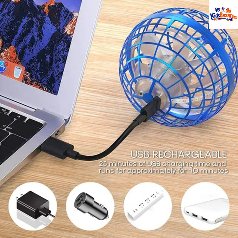 Wireless Rechargeable Flying Ball with Remote