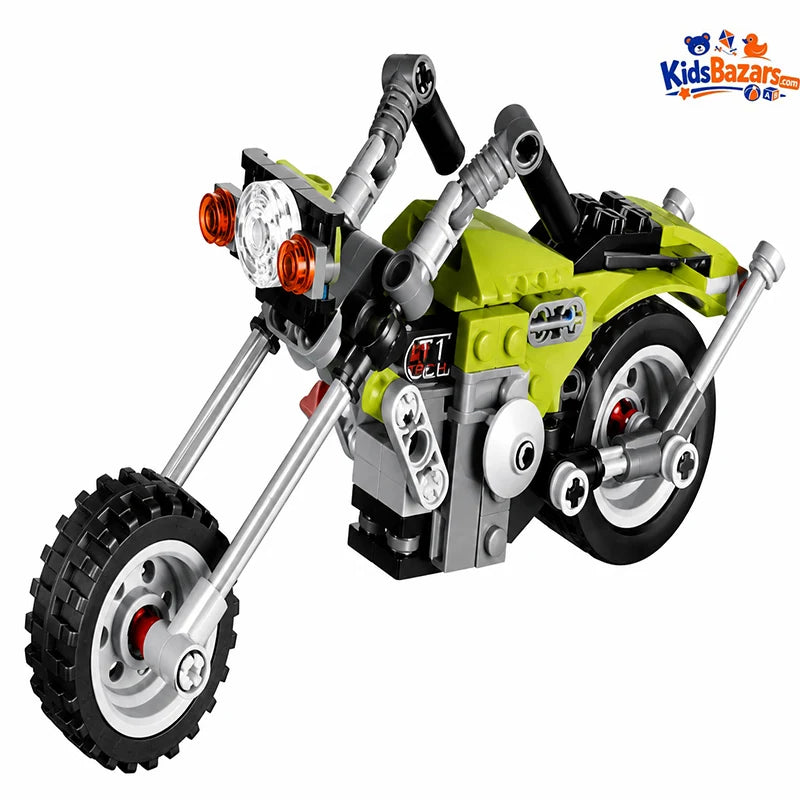 Highway Cruiser Toy – 3 in 1 Building Car Set for Kids