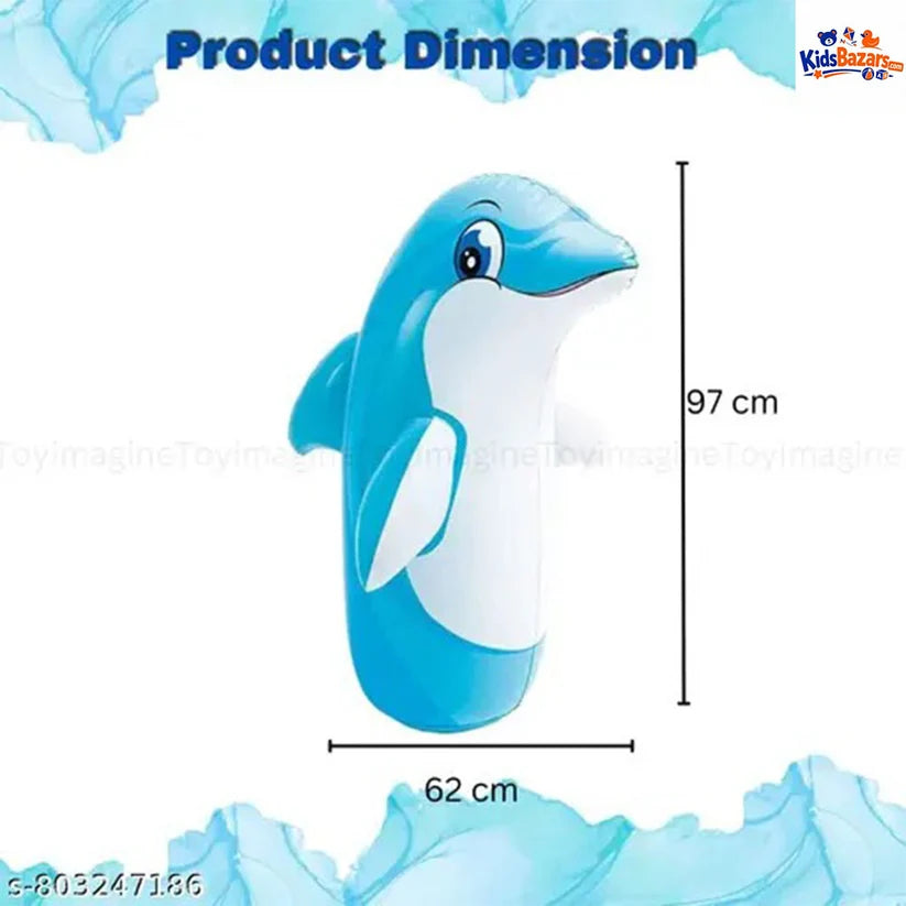 Inflatable Dolphin Punching Bop Toy for Kids – Fun & Active Play