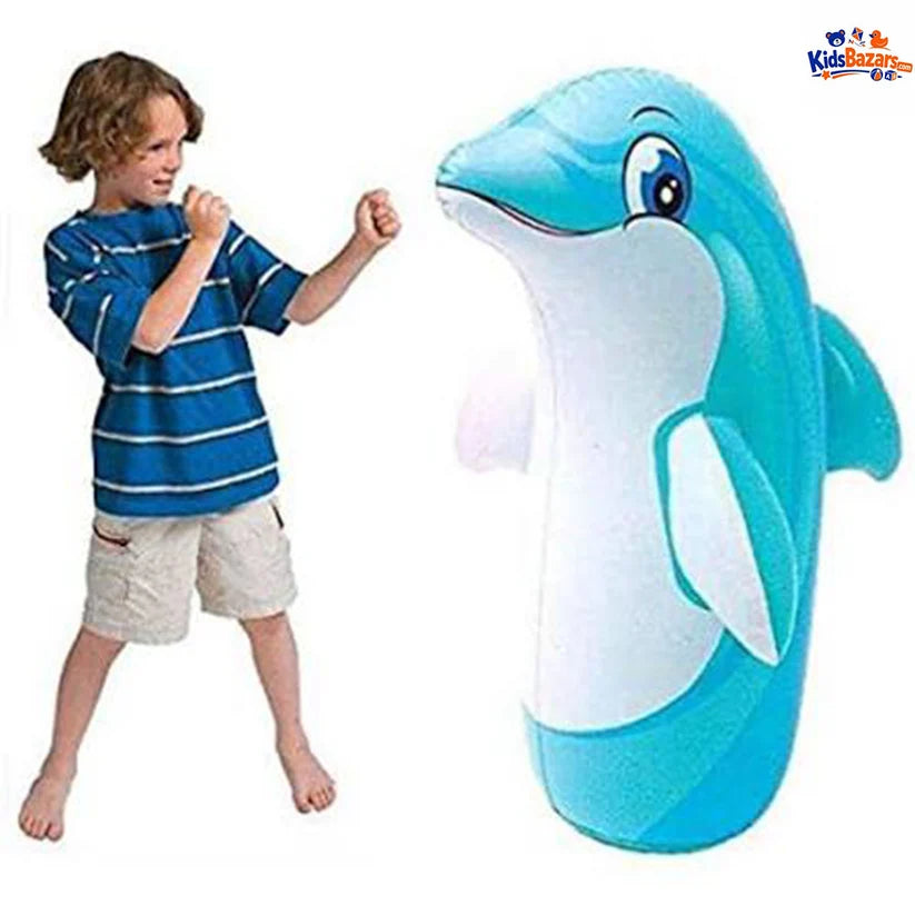 Inflatable Dolphin Punching Bop Toy for Kids – Fun & Active Play