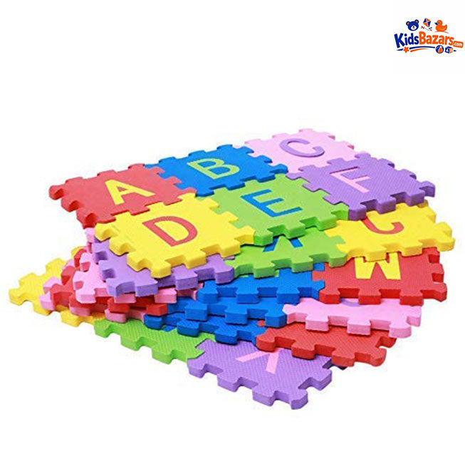 Kids ABC & Number Foam Mat – 36 Pcs Educational Puzzle Playmat for Toddlers