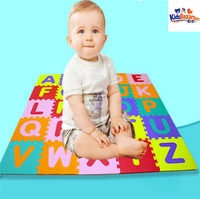 Kids ABC & Number Foam Mat – 36 Pcs Educational Puzzle Playmat for Toddlers