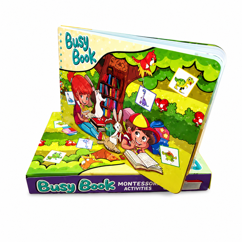Kids Busy Book Flash Cards – Early Learning & Educational Toys