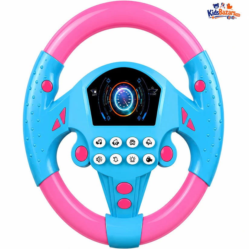 Kids Car Steering Wheel Toy – Fun Driving Simulation for Children