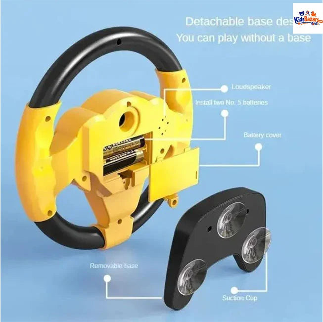 Kids Car Steering Wheel Toy – Fun Driving Simulation for Children