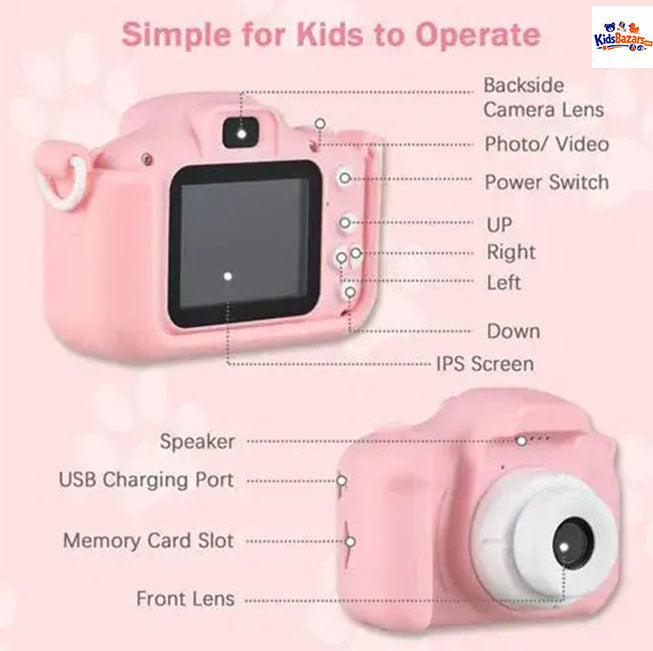 Kids Mini Digital HD Camera – Capture Fun Moments Easily