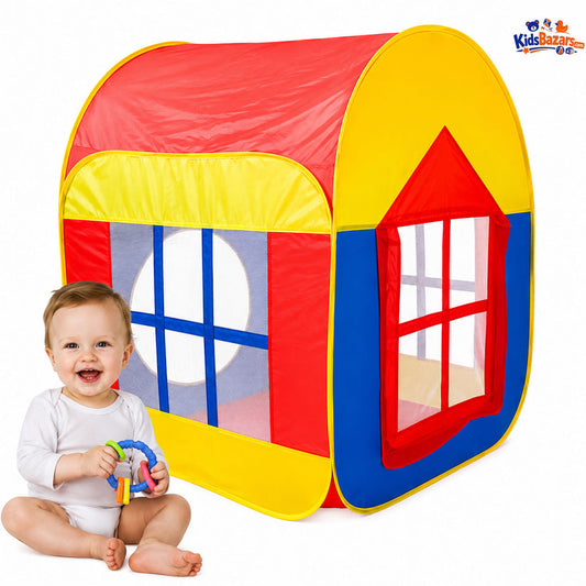 Pop Up House Tent | Bus Style Kids Play Tent Indoor & Outdoor