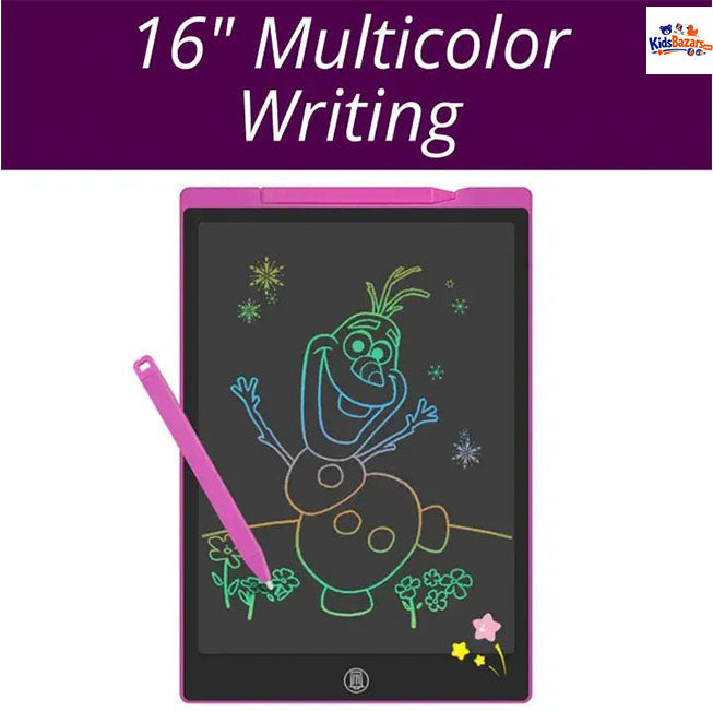 LCD Multicolor Screen Writing Tablet Erasable Writing Board