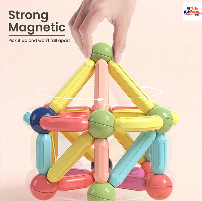 Magnetic Building Sticks – Creative Learning Toy for Kids