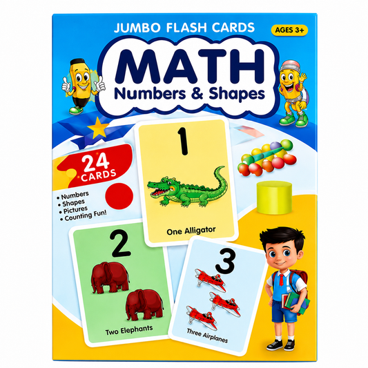 Math Jumbo Flash Cards – Fun Learning for Kids