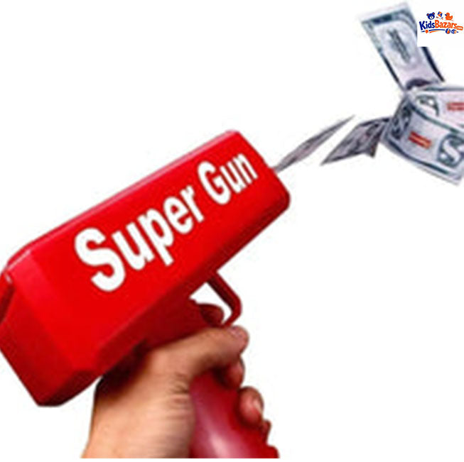 Money Gun Toy for Kids – Fun Cash Shooter Toy with Fake Notes