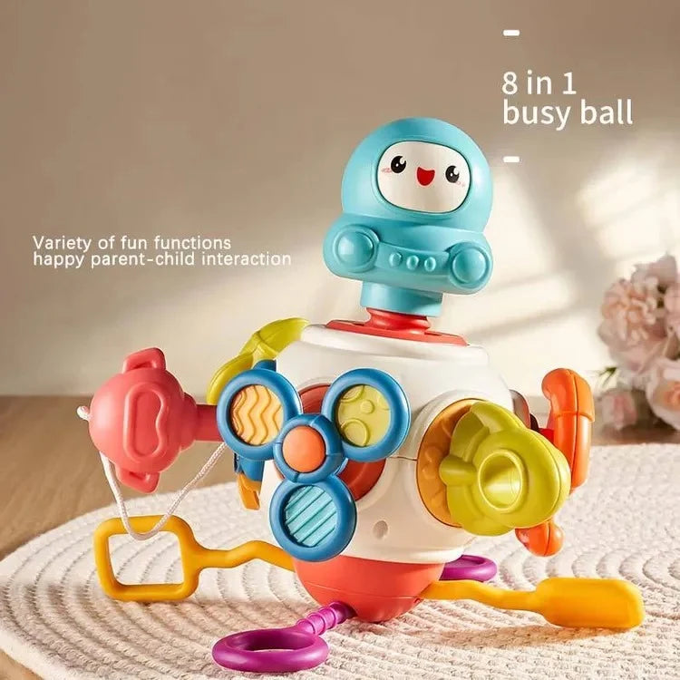 Montessori 8-in-1 Activity Busy Cube – Educational Toy for Toddlers