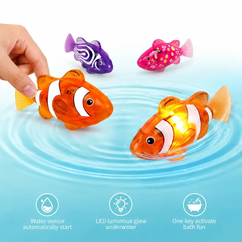 Musical Clown Fish Toy with Lights – Dancing & Moving Fun for Kids